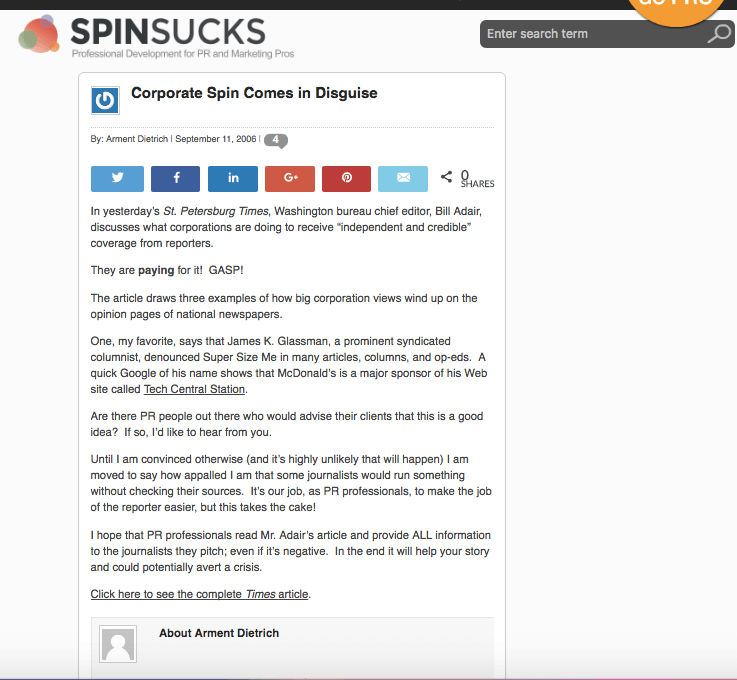 Second Spin Sucks Blog Post Ever